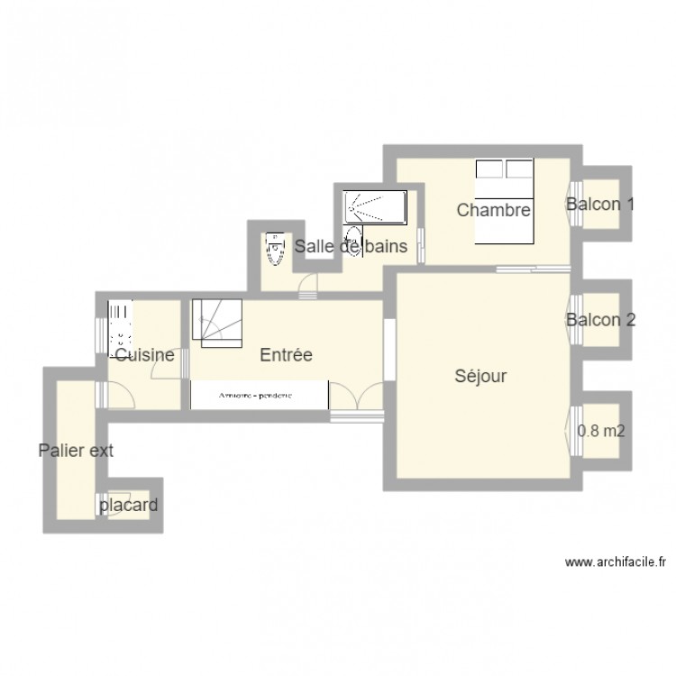 Square Alfred Capus project 3. Plan de 0 pièce et 0 m2