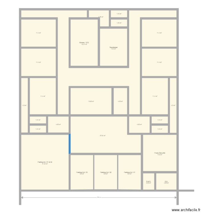 Wissam Office Extra Small V2. Plan de 0 pièce et 0 m2