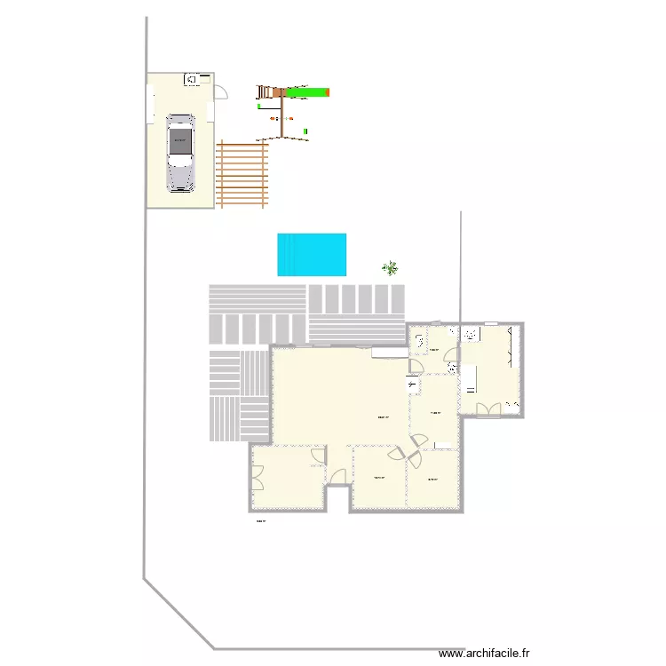 projet agrandissement 1 base. Plan de 