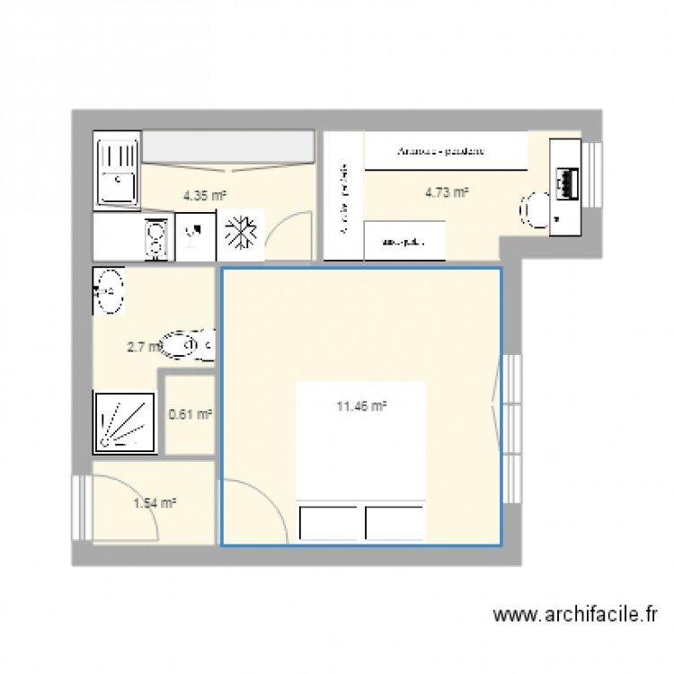 medicis idée 2. Plan de 0 pièce et 0 m2