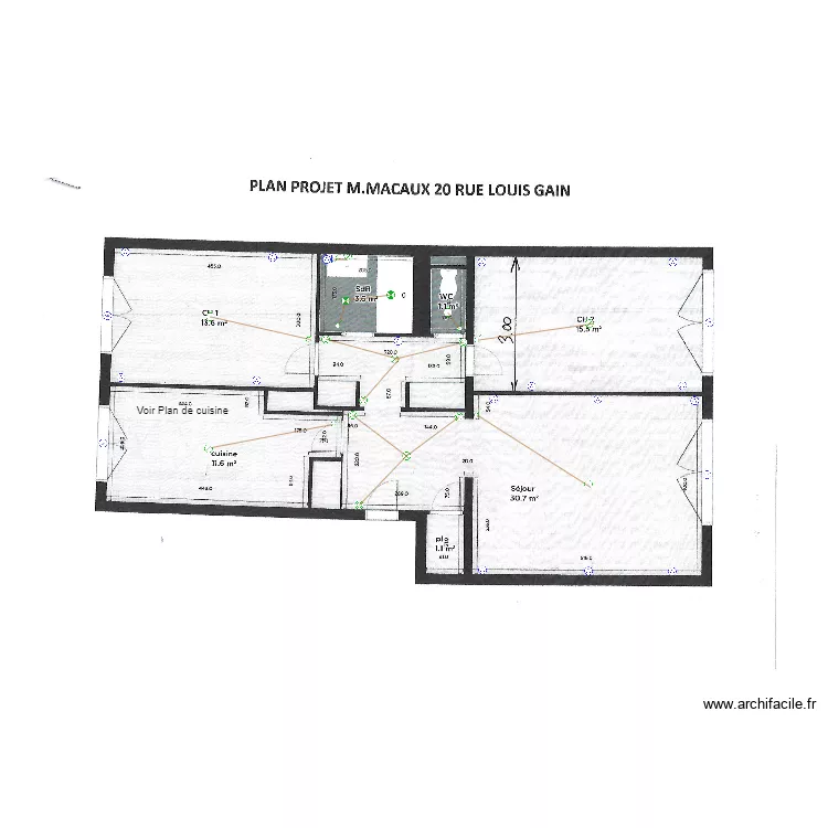 Plan électrique Macaux. Plan de Plan électrique Macaux. Plan de