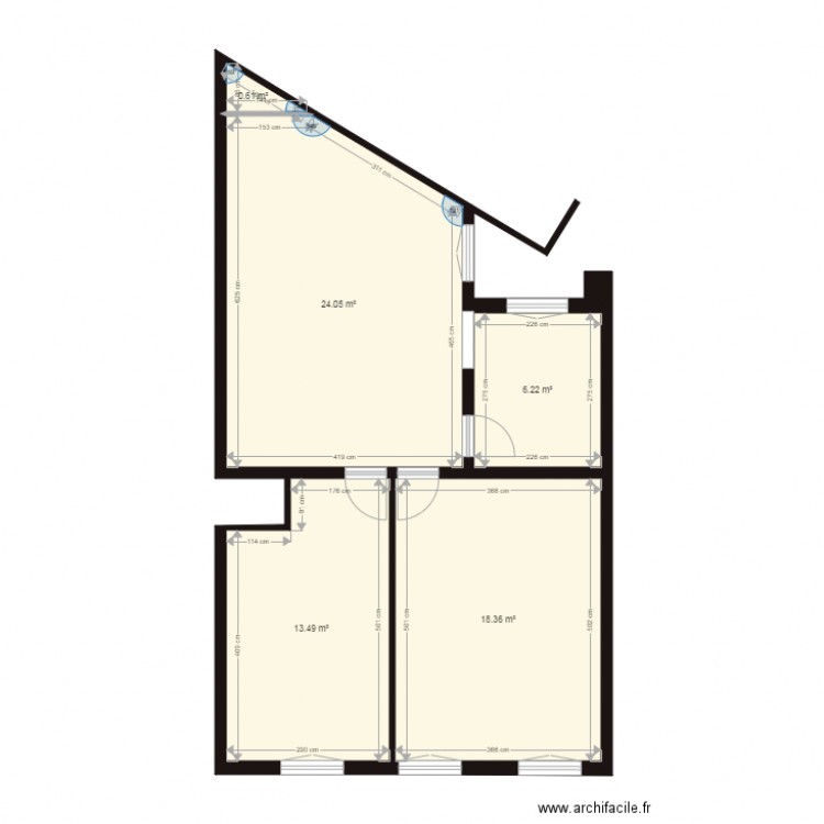 etage type . Plan de 0 pièce et 0 m2