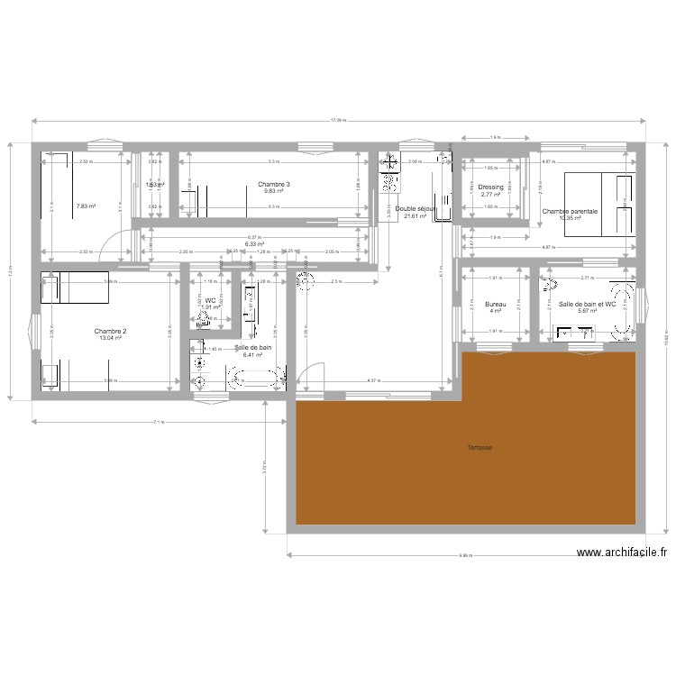 Maison en bois passive 1. Plan de 0 pièce et 0 m2