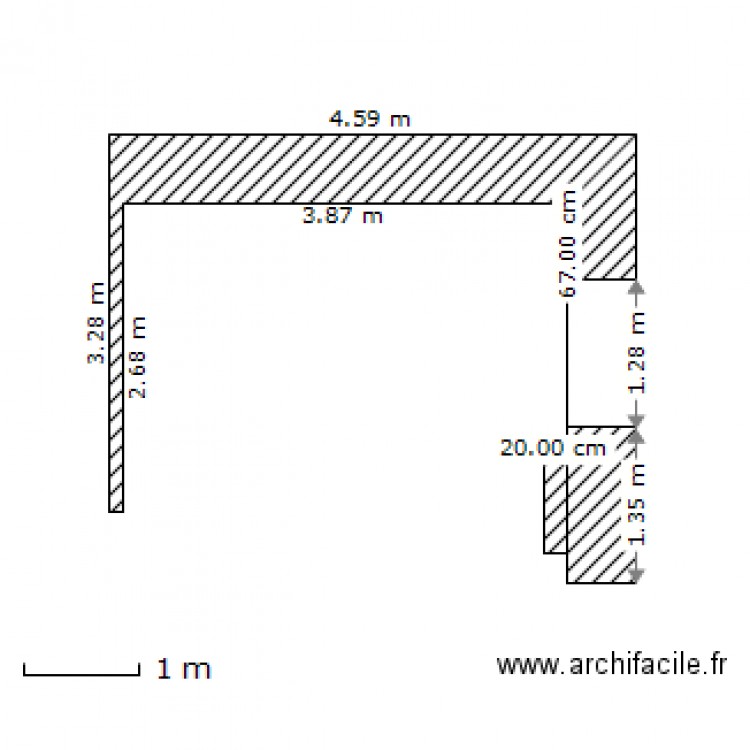 cuisine f10 c. Plan de 0 pièce et 0 m2