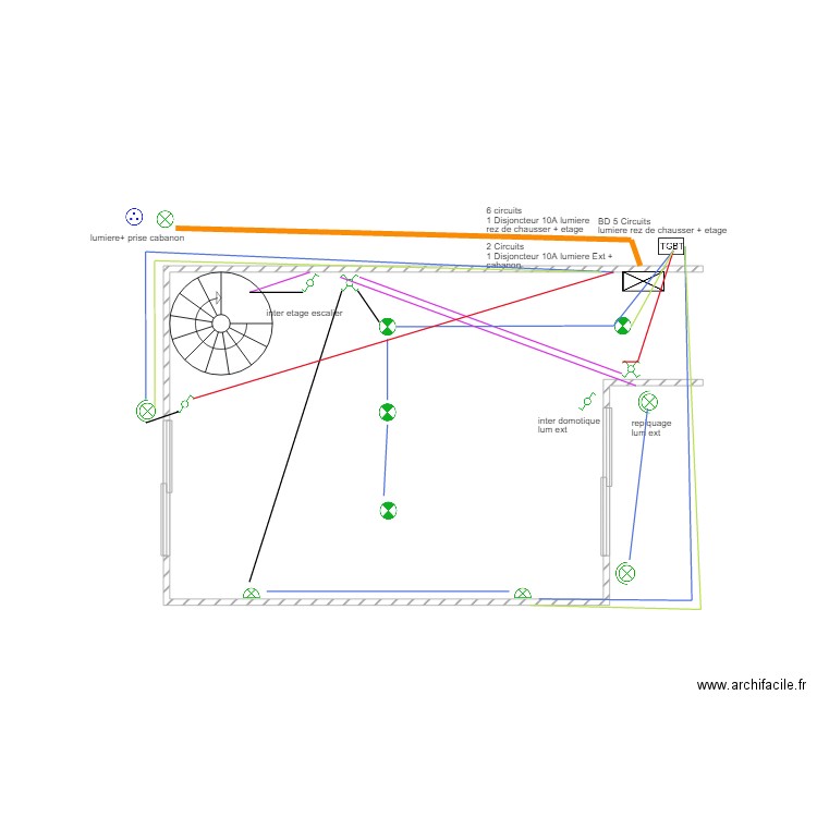 agrandissement Antho. Plan de 0 pièce et 0 m2