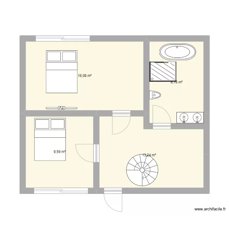 RDC RENO N&deg;5. Plan de 