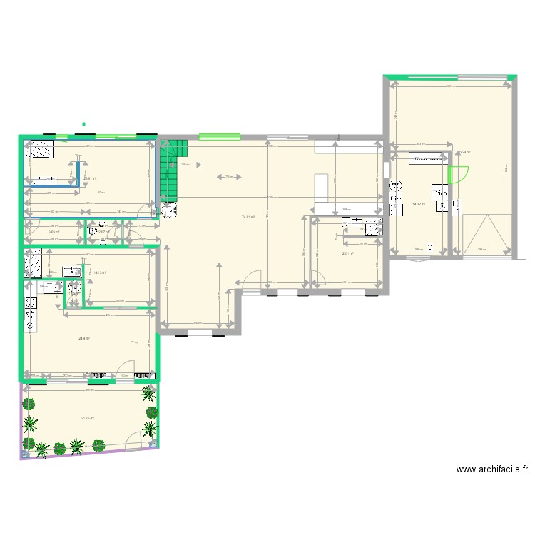 Noirmoutier évolution 2018  V6 Rdc vide. Plan de 0 pièce et 0 m2