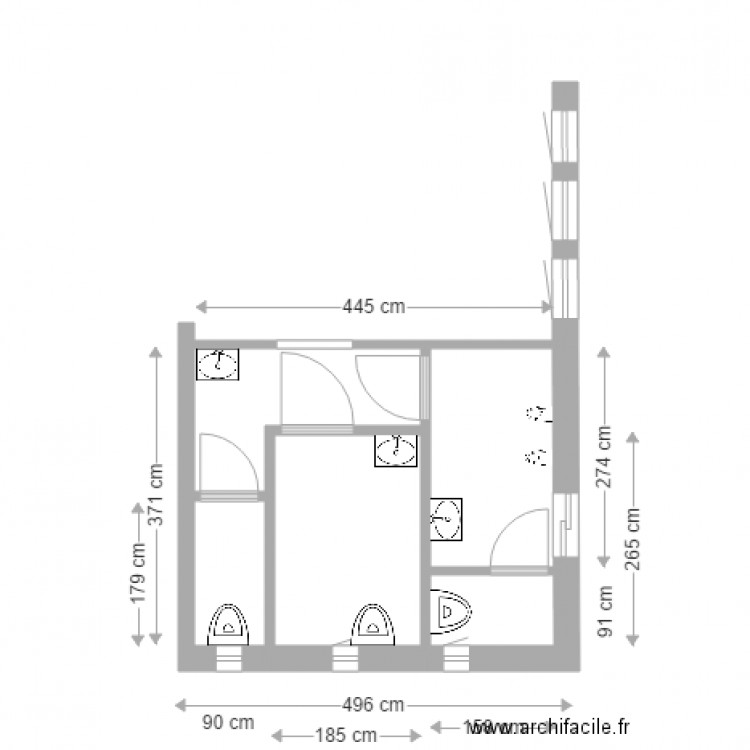 salle des fètes. Plan de 0 pièce et 0 m2