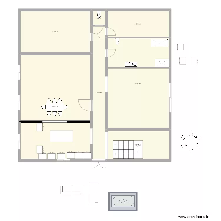 MAISON VALENCE. Plan de 