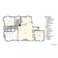 villa madelene R2 Plan &eacute;lectricit&eacute; partie 1