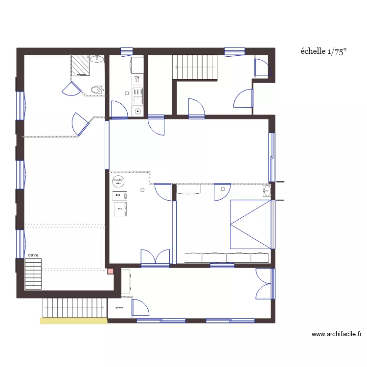 R de C plan de base. Plan de 