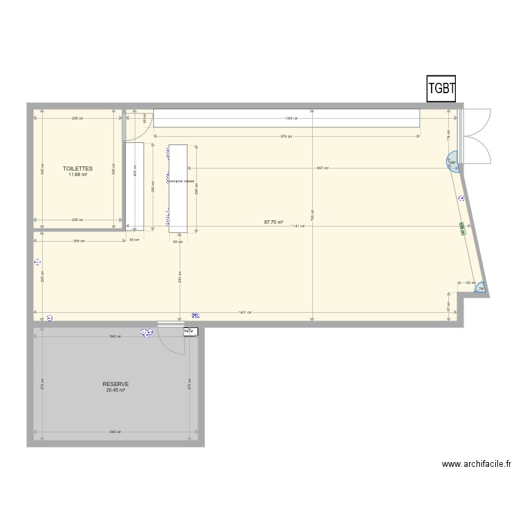 TABAC COLVERT plan rj45. Plan de 0 pièce et 0 m2