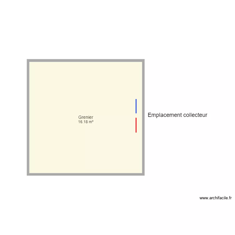 Plan grenier MAETSAERH. Plan de 