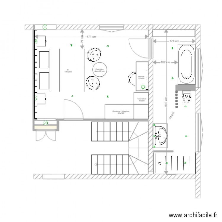 CHAMBRE SUPERIEURE. Plan de 0 pièce et 0 m2