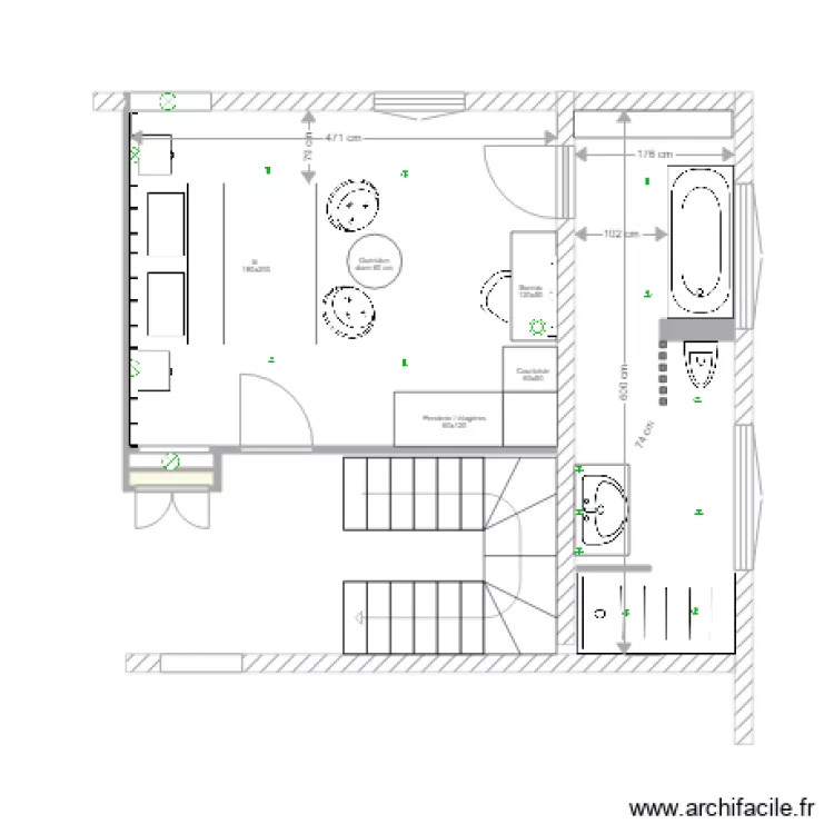 CHAMBRE SUPERIEURE. Plan de 