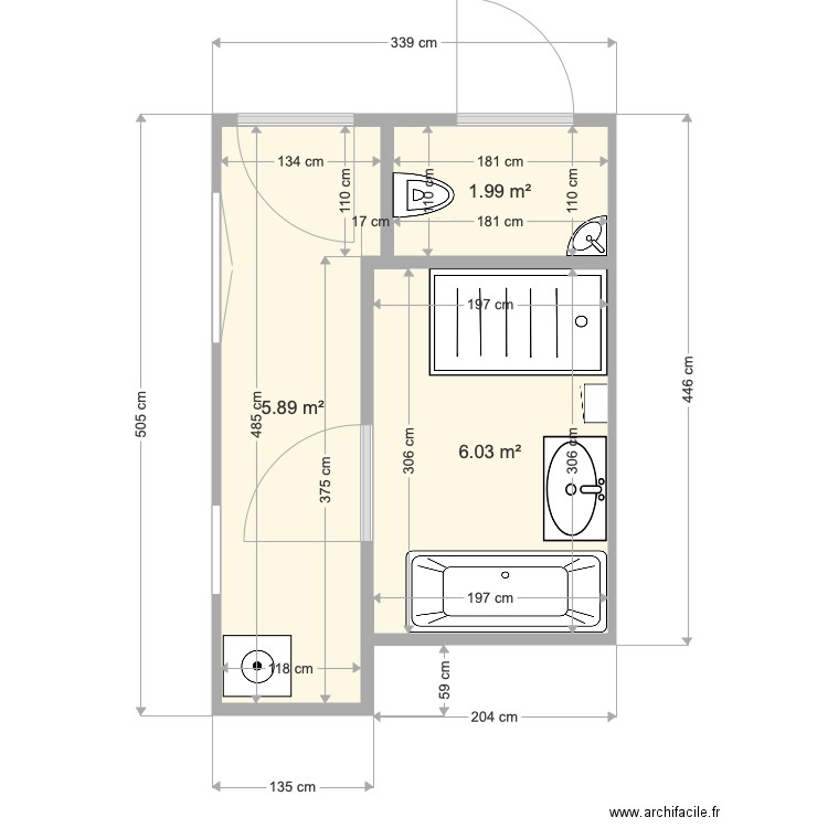 20181218 Projet Guy CAPPELAERE. Plan de 0 pièce et 0 m2