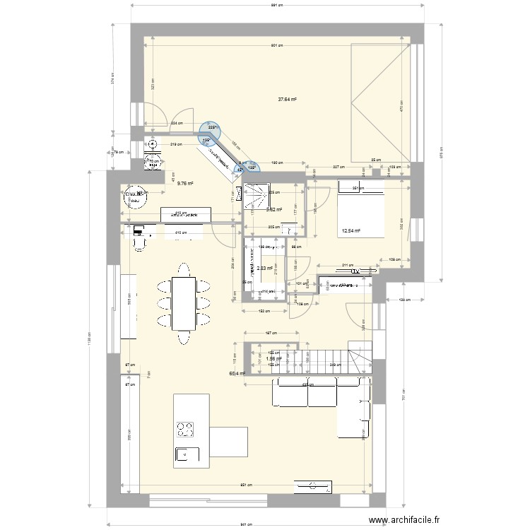 cubique 5. Plan de 0 pièce et 0 m2