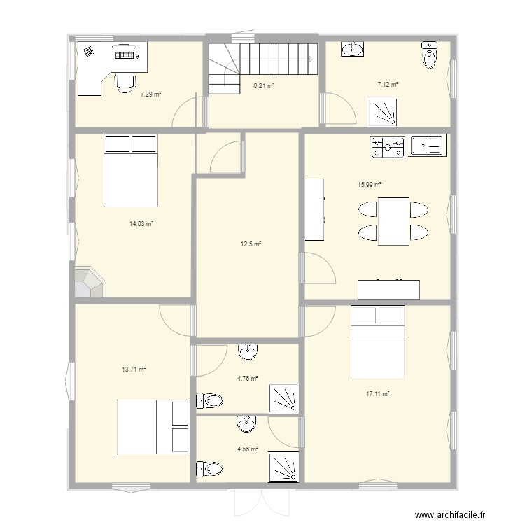 ave de la gare 1er CH. Plan de 0 pièce et 0 m2