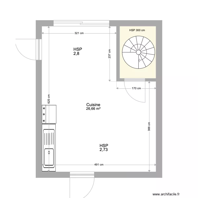 Cuisine RP. Plan de Cuisine RP. Plan de