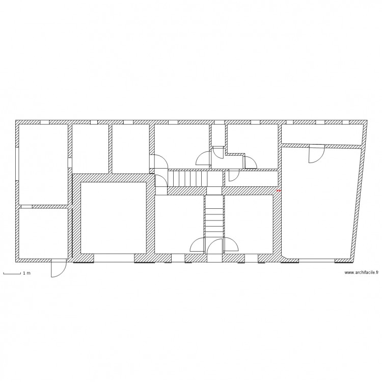 Etat des lieux RDC. Plan de 0 pièce et 0 m2