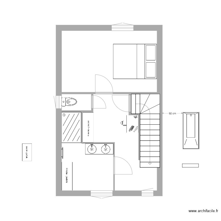 Pingat étage 220821. Plan de 0 pièce et 0 m2