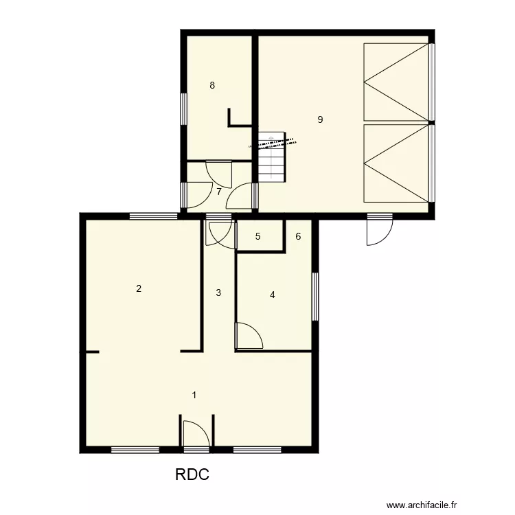 184892 VICHERAT. Plan de 