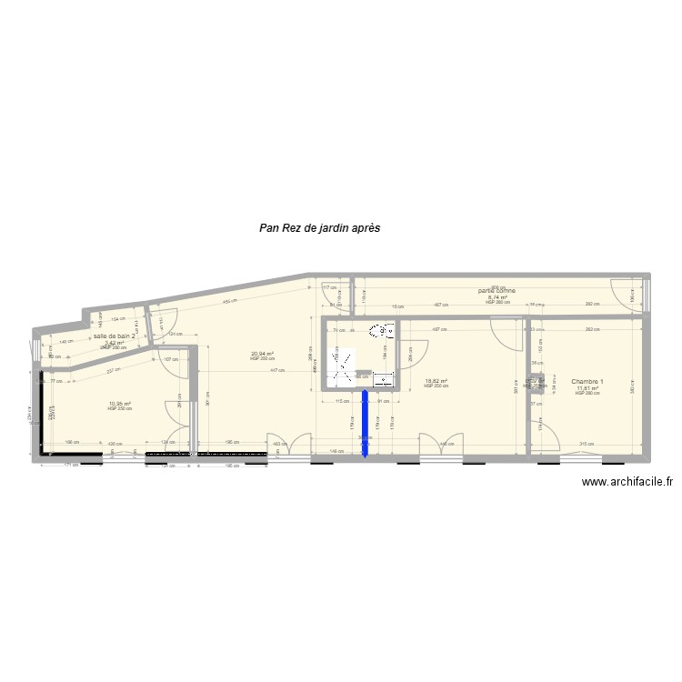 MAKRAM 6.1. Plan de 7 pièces et 75 m2