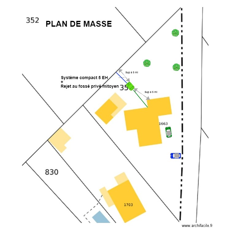 Lamouroux-Larive. Plan de 0 pièce et 0 m2