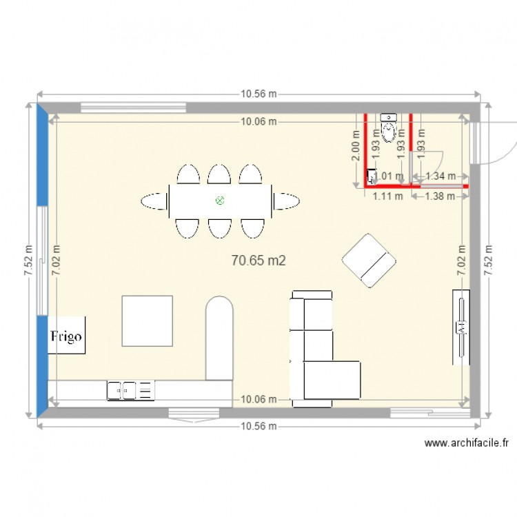 salon maison 4. Plan de 0 pièce et 0 m2