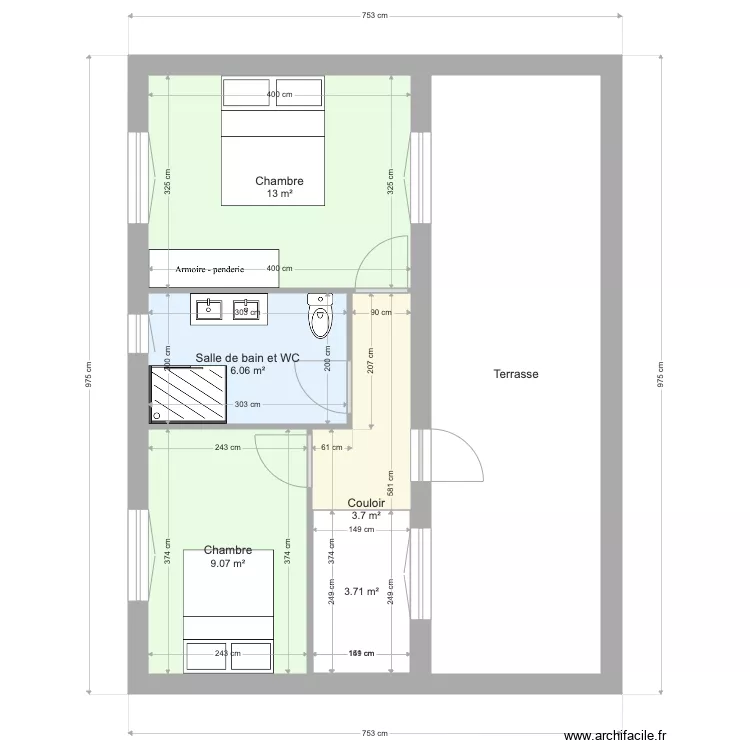 Maison Maroc. Plan de Maison Maroc. Plan de