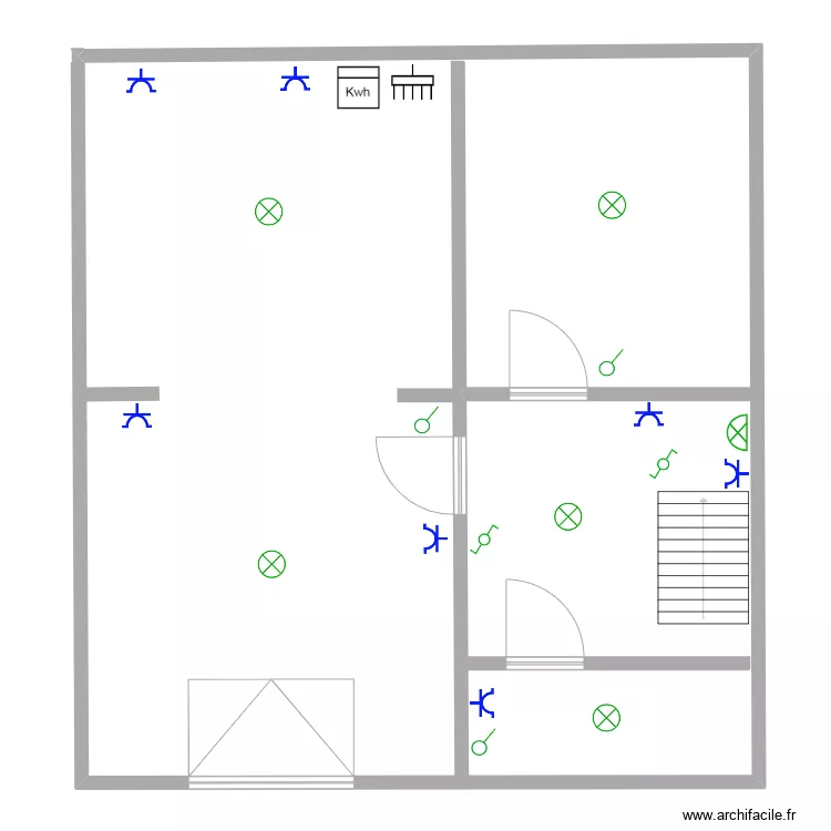 BIOT Cave Sart Bernard. Plan de 