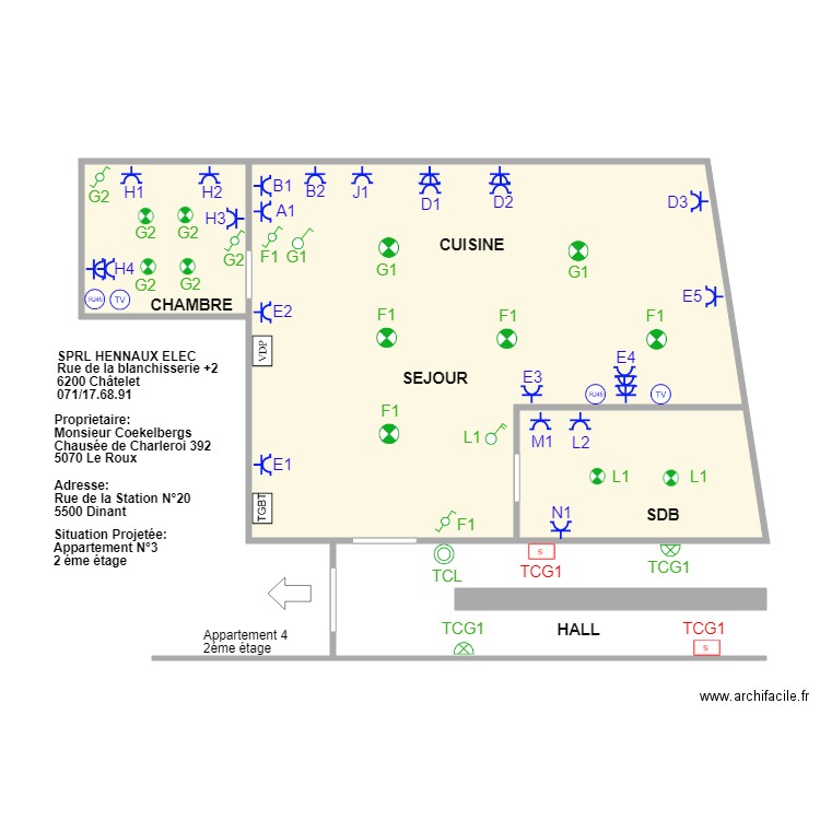 KOKDINANT1. Plan de 0 pièce et 0 m2