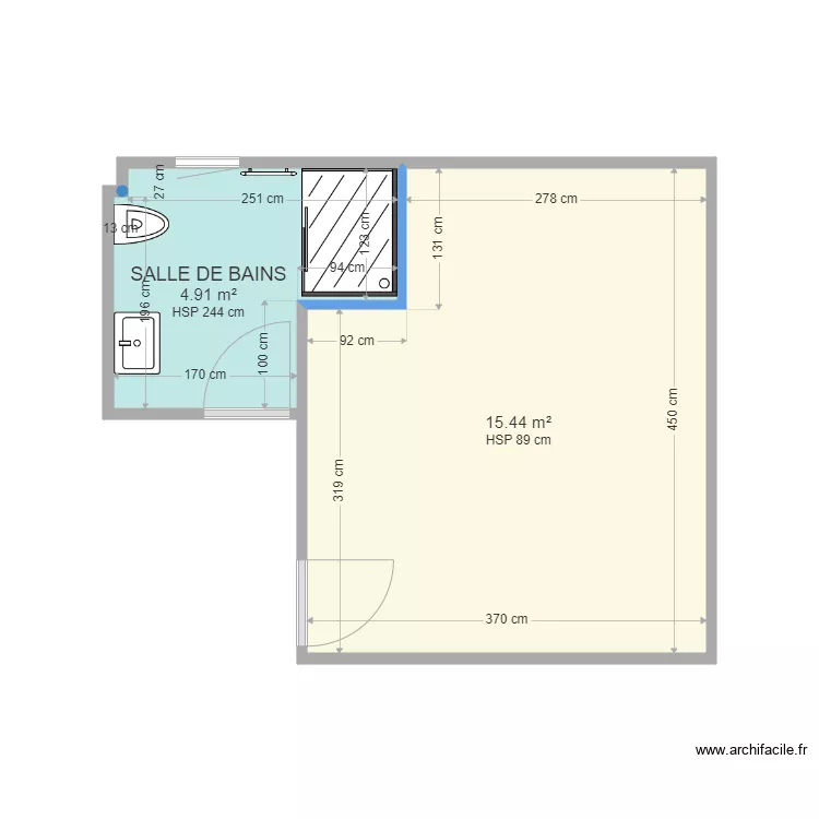 BOSNE MONT SUR MONNET. Plan de 