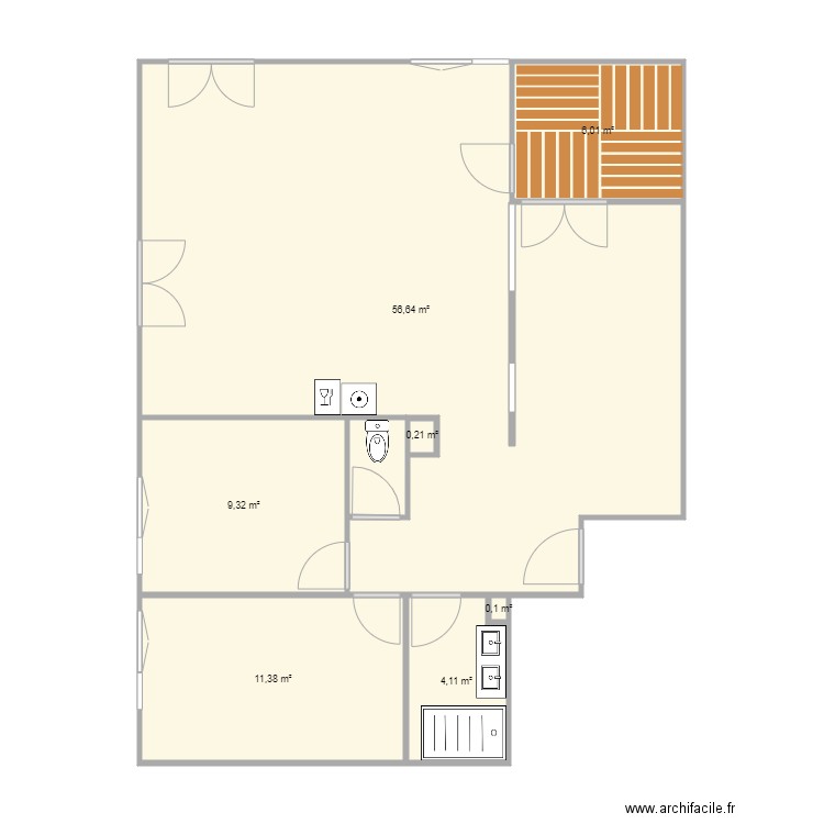 test 4. Plan de 0 pièce et 0 m2