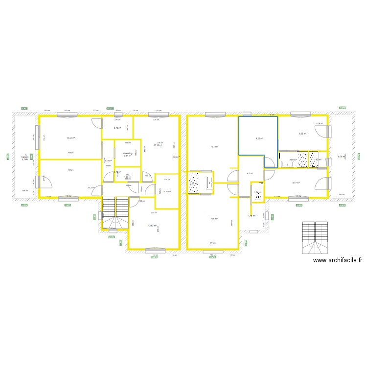 SAINT JULIEN étage . Plan de 0 pièce et 0 m2