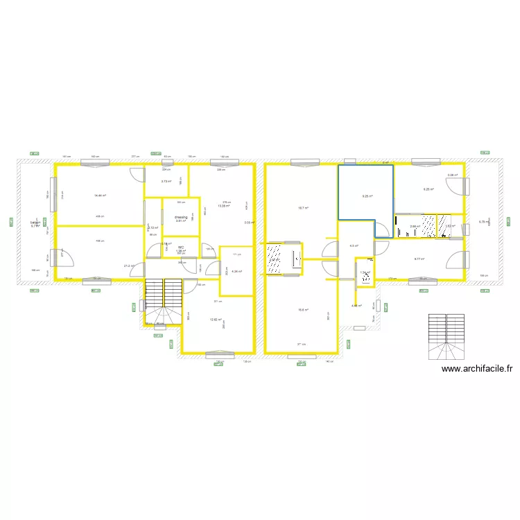 SAINT JULIEN étage . Plan de SAINT JULIEN étage . Plan de