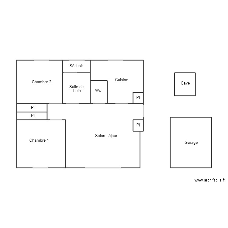 AUDIERNE DONNART. Plan de 0 pièce et 0 m2