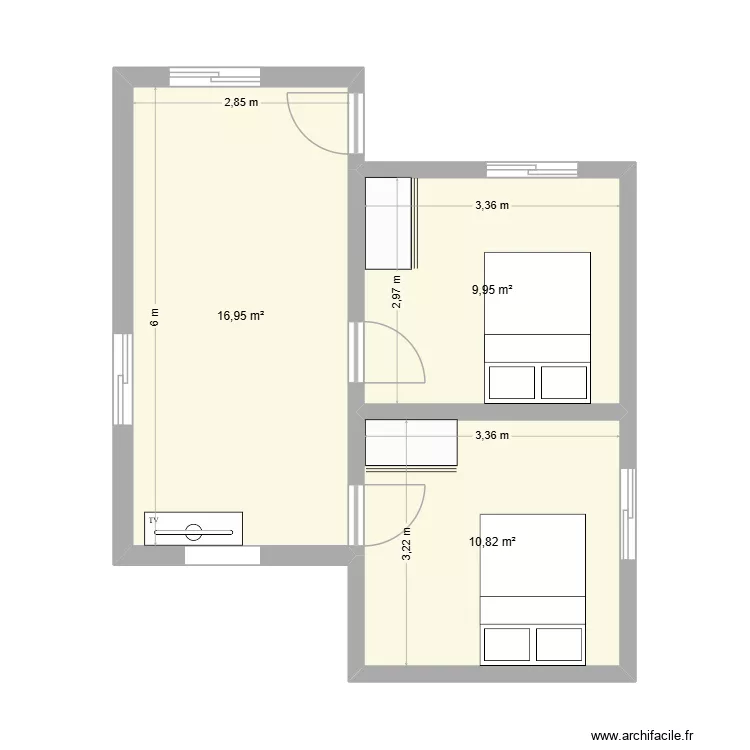 carreiros 2. Plan de 3 et 38 m² carreiros 2. Plan de 3 et 38 m²