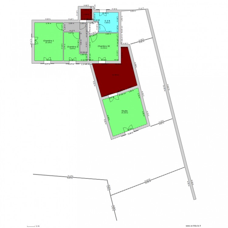 BERRET 2011-02 Etage. Plan de 0 pièce et 0 m2