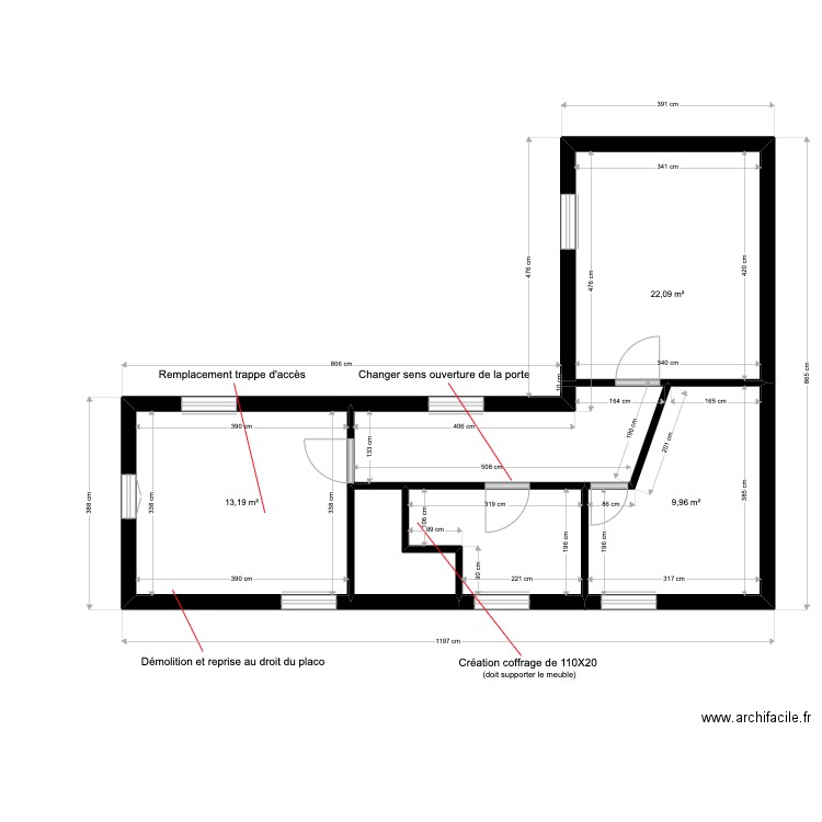 MORAILLON 1er dimensions. Plan de 0 pièce et 0 m2