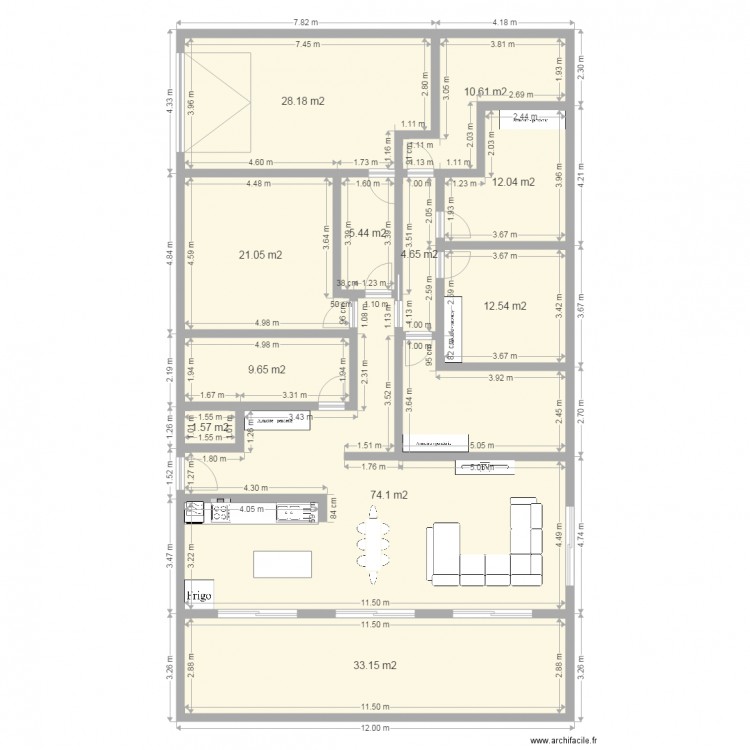 st aubin. Plan de 0 pièce et 0 m2