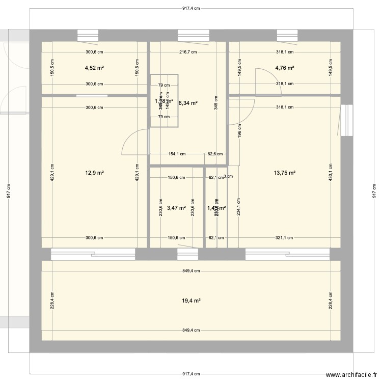 dorwling etage. Plan de 0 pièce et 0 m2