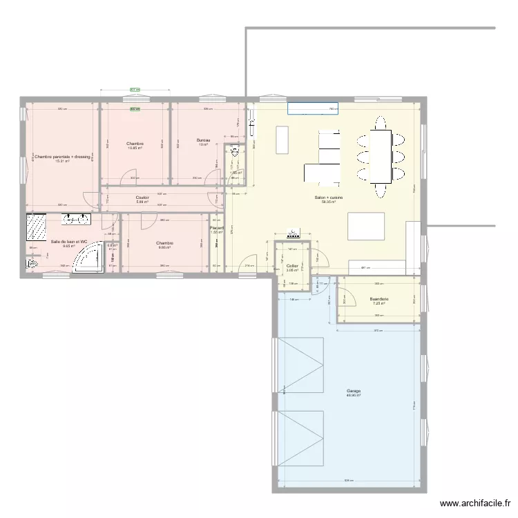 jolie maison. Plan de jolie maison. Plan de
