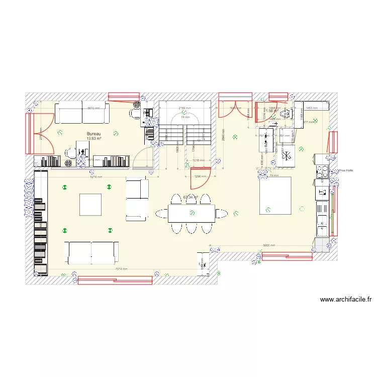 Électricité et mobilier. Plan de Électricité et mobilier. Plan de