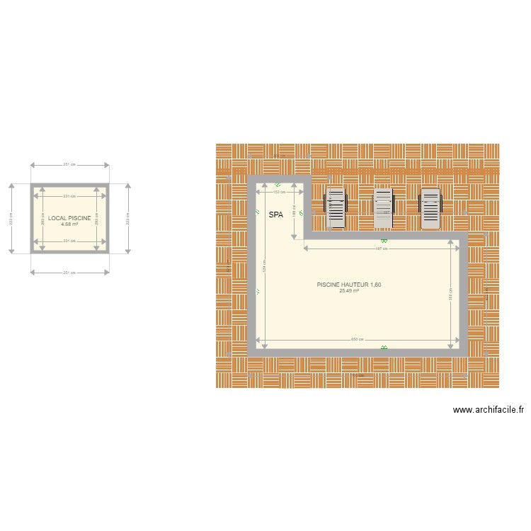 piscine Sébastien Bigot. Plan de 0 pièce et 0 m2