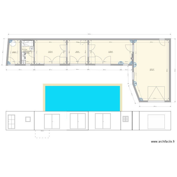 Pool House 201022 - Sebastien. Plan de 0 pièce et 0 m2