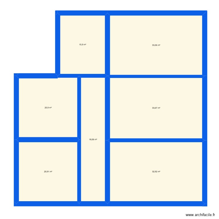 proje2 rez. Plan de 7 pièces et 175 m2