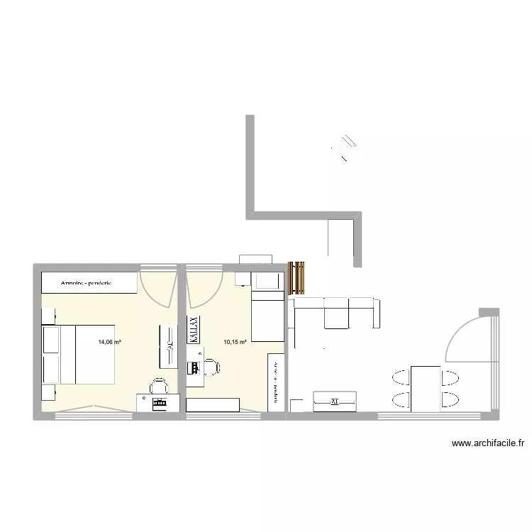 renens 35. Plan de 2 et 24 m² renens 35. Plan de 2 et 24 m²