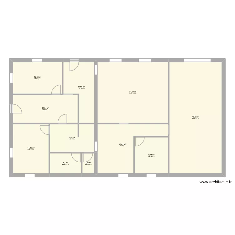 MAYEUL SENAS. Plan de 11 Pièces et 178 m²