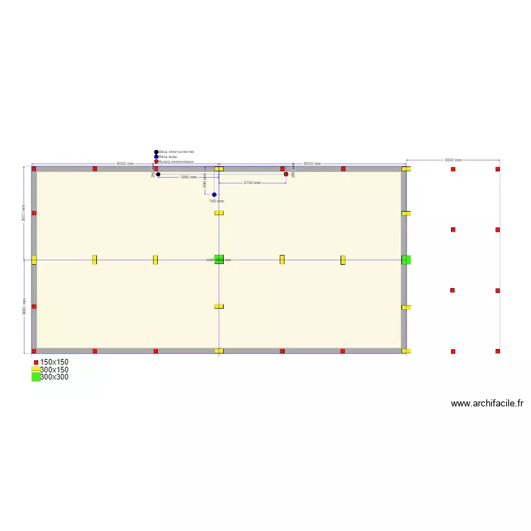Калязин Сваи. Plan de 